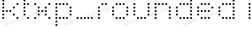 KTXP_Rounded Medium字体转换